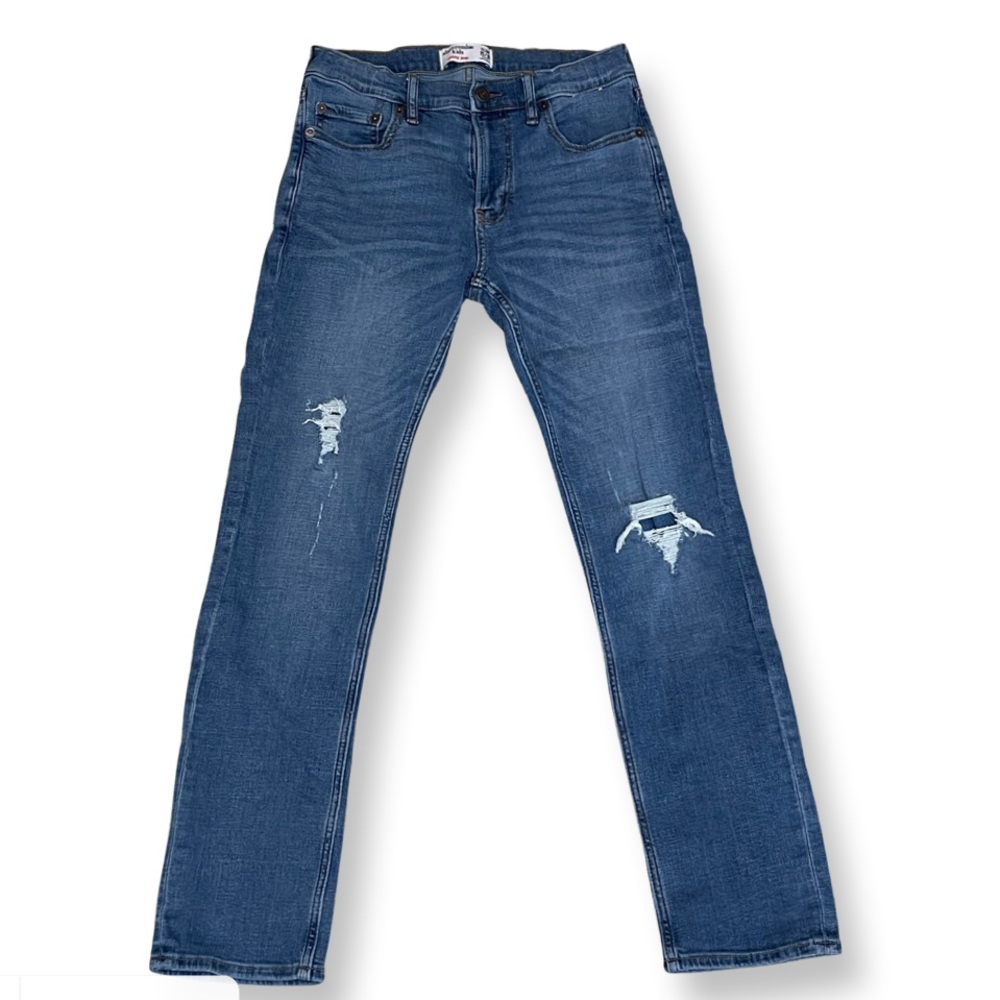 Abercrombie Kids Boys Ripped Skinny Jeans Size 15/16 Slim